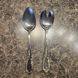 Rostfrei Salad Spoon And Fork 18/10 23/24 KT‎